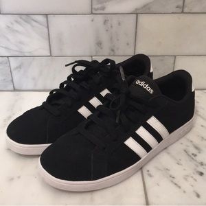 Adidas Neo Black Suede Sneakers